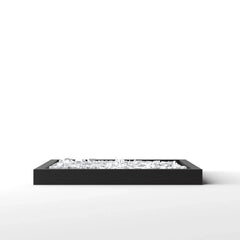 3D gedrucktes Stadtmodell Aachen eingerahmt für deine Wand - CraftedCity