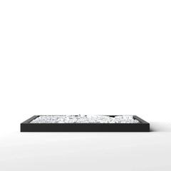 3D gedrucktes Stadtmodell Amsterdam eingerahmt für deine Wand - CraftedCity