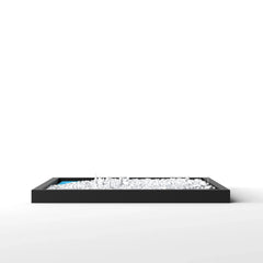 3D gedrucktes Stadtmodell Antwerpen eingerahmt für deine Wand - CraftedCity