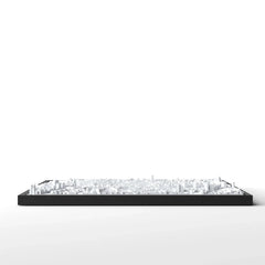 3D gedrucktes Stadtmodell Berlin eingerahmt für deine Wand - CraftedCity