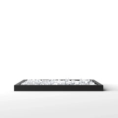 3D gedrucktes Stadtmodell Dresden eingerahmt für deine Wand - CraftedCity