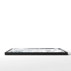 3D gedrucktes Stadtmodell Eivissa (Ibiza - Stadt) eingerahmt für deine Wand - CraftedCity