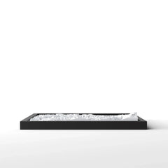 3D gedrucktes Stadtmodell Eivissa (Ibiza - Stadt) eingerahmt für deine Wand - CraftedCity