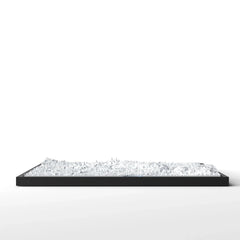 3D gedrucktes Stadtmodell Ljubljana eingerahmt für deine Wand - CraftedCity