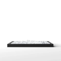 3D gedrucktes Stadtmodell Ljubljana eingerahmt für deine Wand - CraftedCity