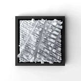 3D gedrucktes Stadtmodell New York - Times Square eingerahmt für deine Wand - CraftedCity