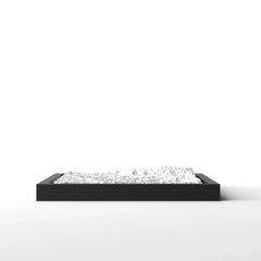 3D gedrucktes Stadtmodell Nizza eingerahmt für deine Wand - CraftedCity