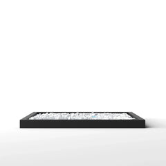 3D gedrucktes Stadtmodell Paris eingerahmt für deine Wand - CraftedCity