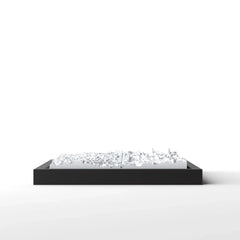 3D gedrucktes Stadtmodell Porto eingerahmt für deine Wand - CraftedCity