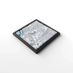 3D gedrucktes Stadtmodell Rom eingerahmt für deine Wand - CraftedCity