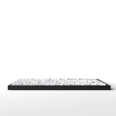 3D gedrucktes Stadtmodell Turin eingerahmt für deine Wand - CraftedCity