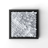 3D gedrucktes Stadtmodell Vancouver eingerahmt für deine Wand - CraftedCity