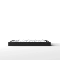 3D gedrucktes Stadtmodell Wien eingerahmt für deine Wand - CraftedCity