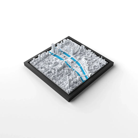 3D gedruckte Stadtmodelle für deine Wand - CraftedCity