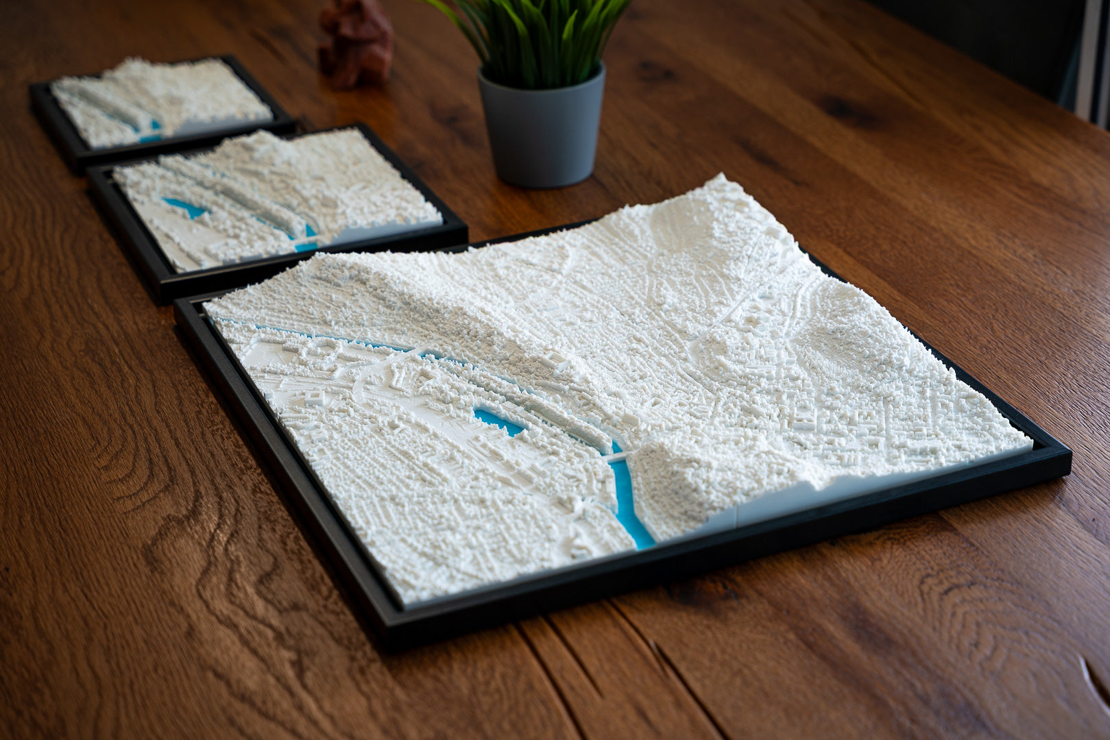 CraftedCity 3D Stadtmodell Größenvergleich